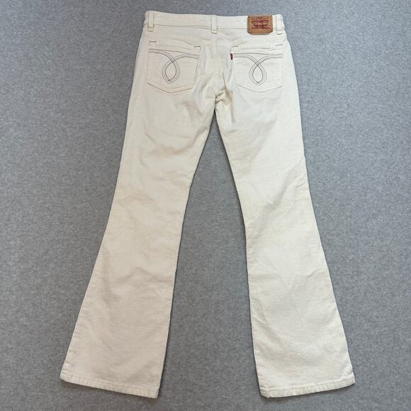 Levi's Superlow Stretch WMNS 7 JR M White Bootcut Slim Fit 76489 DJ 015 Ankle - Picture 3 of 14